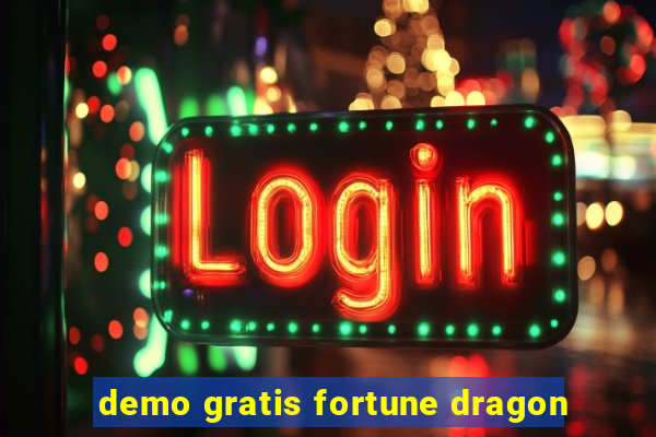 demo gratis fortune dragon