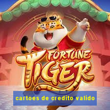 cartoes de credito valido