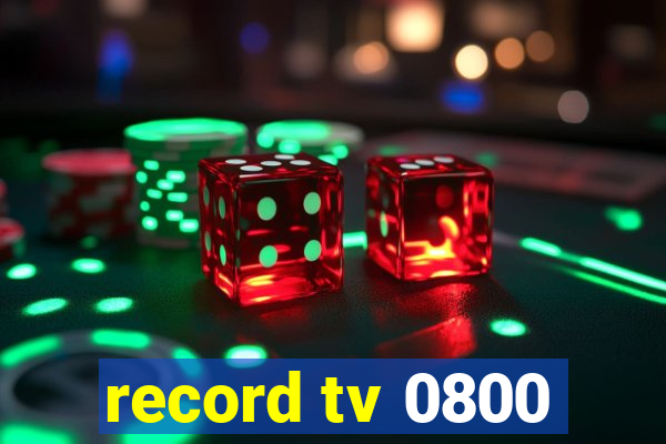 record tv 0800