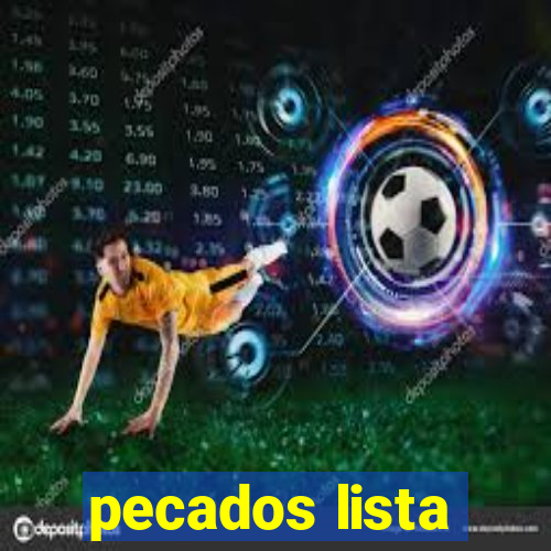 pecados lista