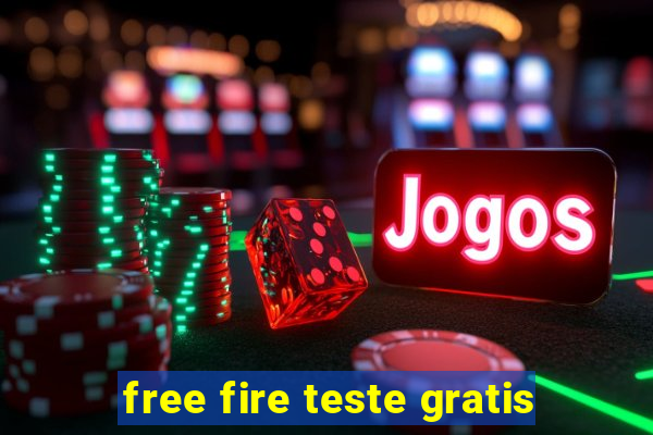 free fire teste gratis