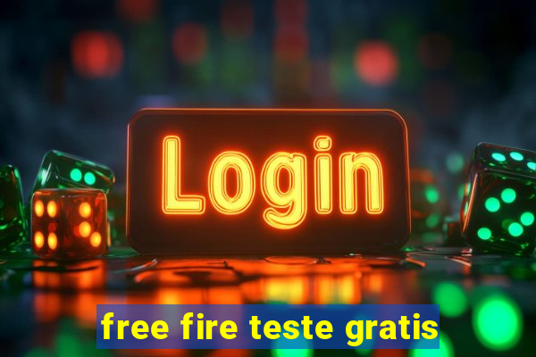 free fire teste gratis