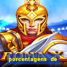 porcentagens de jogos pagantes