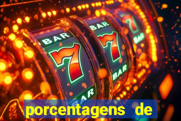 porcentagens de jogos pagantes