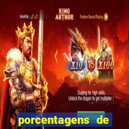 porcentagens de jogos pagantes