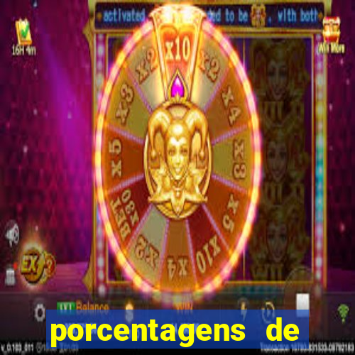 porcentagens de jogos pagantes