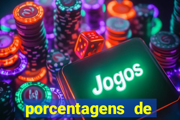 porcentagens de jogos pagantes