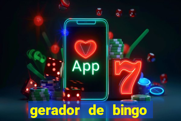 gerador de bingo de palavras