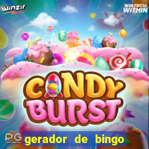 gerador de bingo de palavras