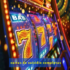 cartas de suicidio completas