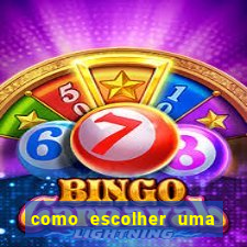 como escolher uma boa cartela de bingo