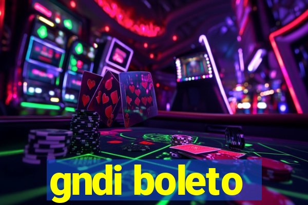 gndi boleto