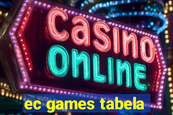 ec games tabela