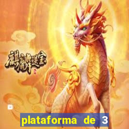 plataforma de 3 reais jogo