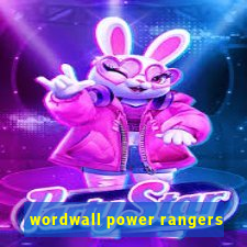 wordwall power rangers