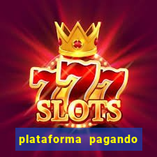 plataforma pagando bonus no cadastro