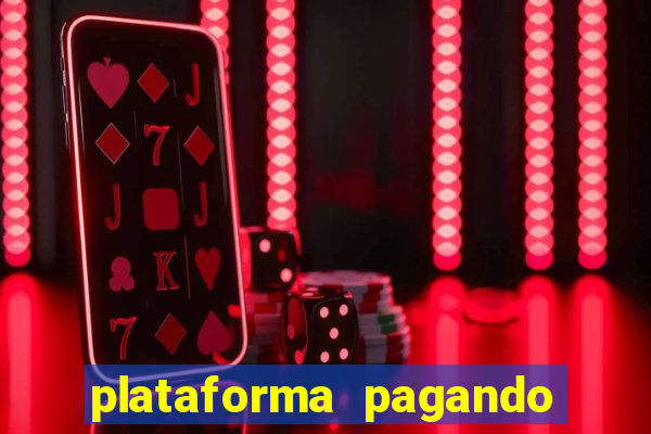 plataforma pagando bonus no cadastro