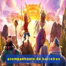 acompanhante de barreiras