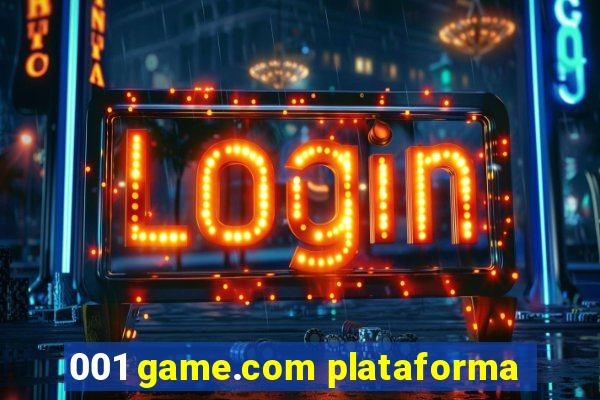 001 game.com plataforma