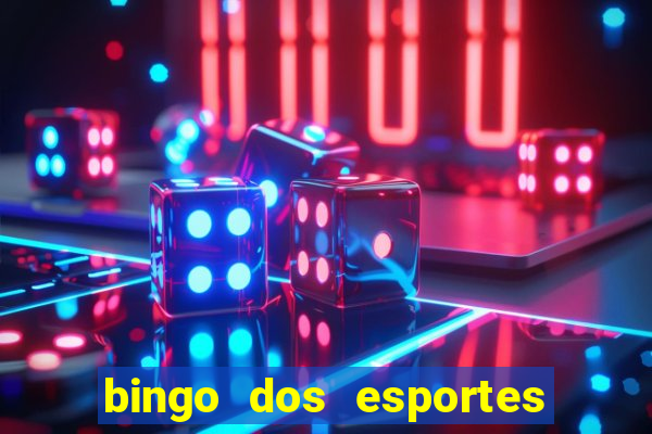 bingo dos esportes para imprimir