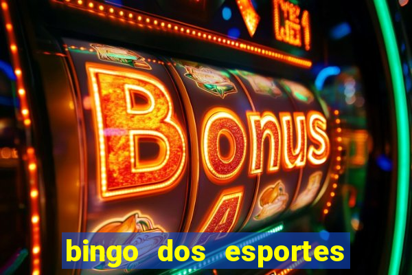 bingo dos esportes para imprimir