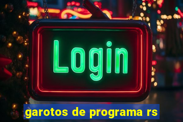 garotos de programa rs