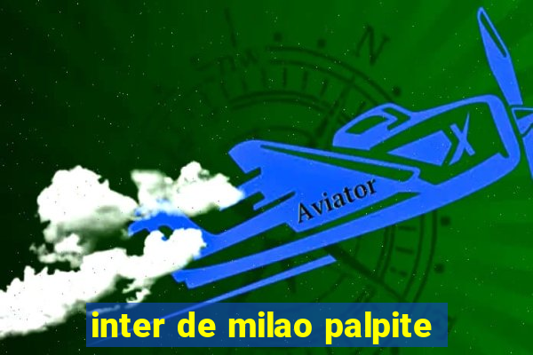 inter de milao palpite