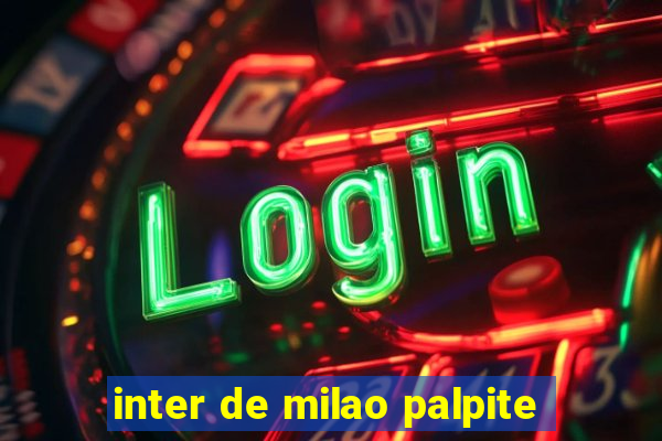 inter de milao palpite