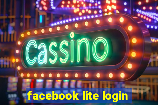 facebook lite login