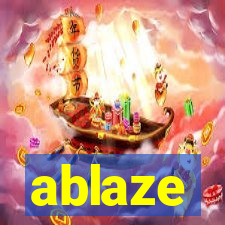 ablaze