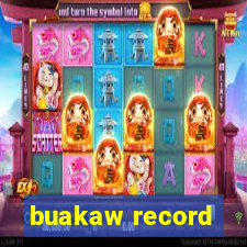 buakaw record