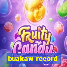 buakaw record