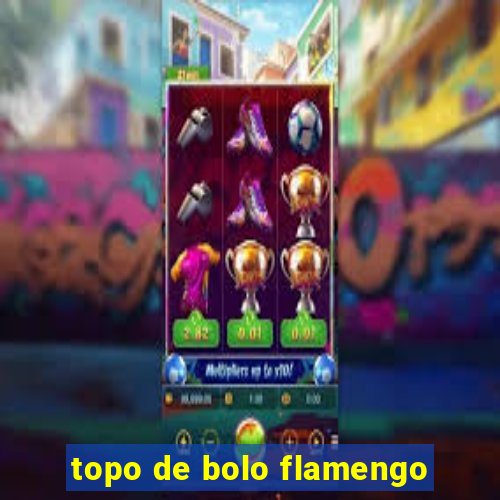 topo de bolo flamengo