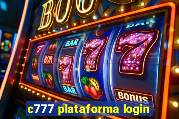 c777 plataforma login