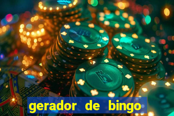 gerador de bingo cha de bebe