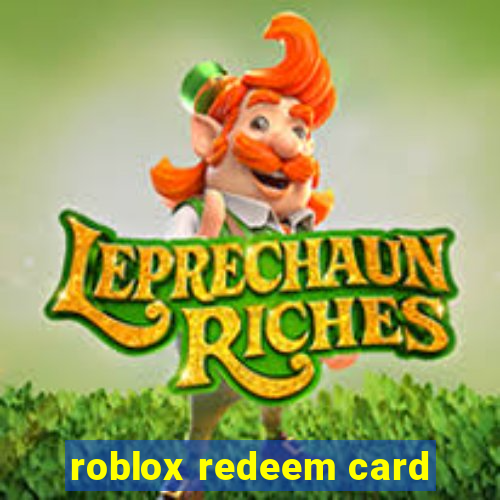 roblox redeem card