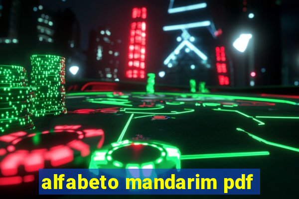 alfabeto mandarim pdf