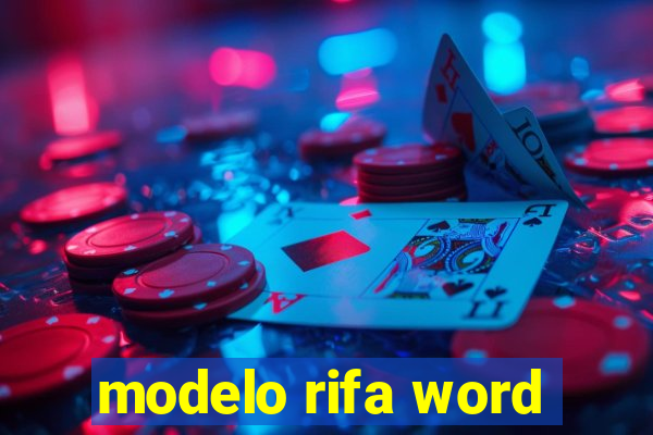 modelo rifa word