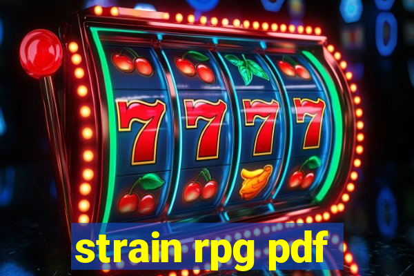 strain rpg pdf