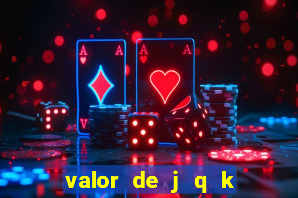 valor de j q k en blackjack