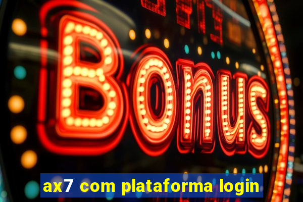 ax7 com plataforma login