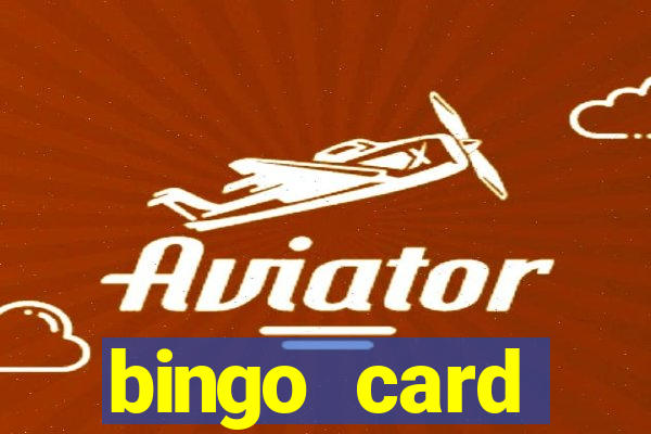 bingo card generator with pictures