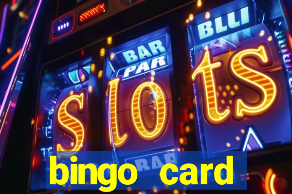 bingo card generator with pictures