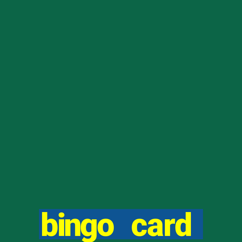 bingo card generator with pictures