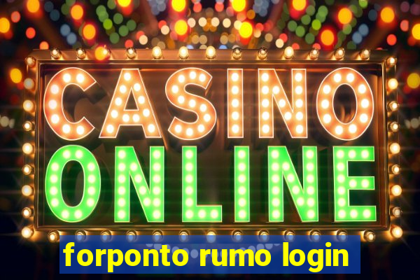 forponto rumo login