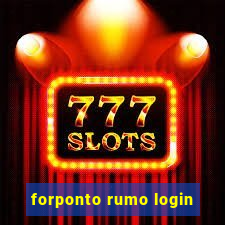 forponto rumo login