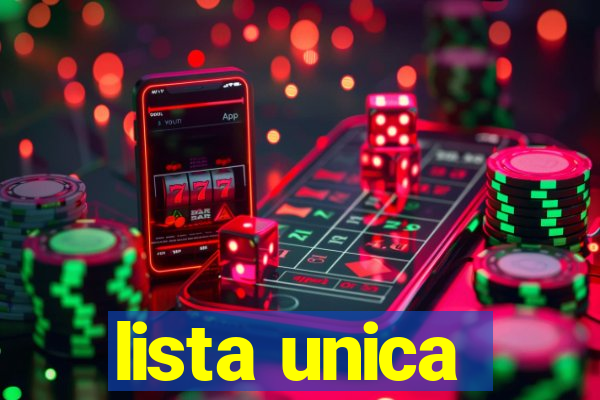 lista unica