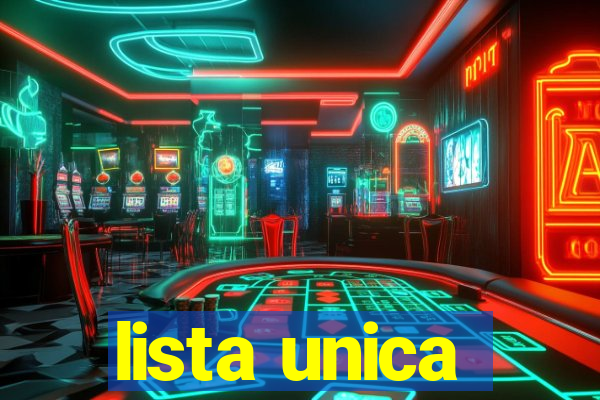 lista unica