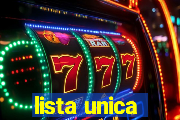 lista unica