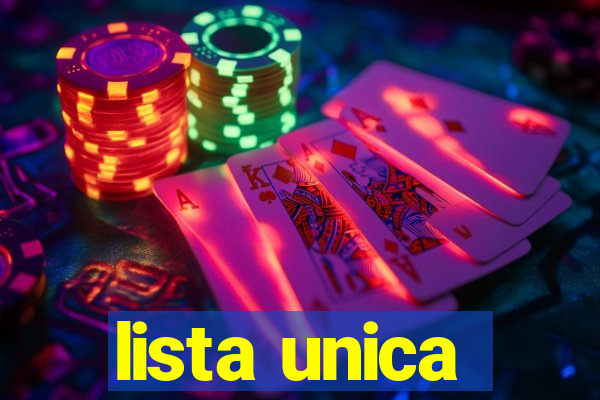 lista unica